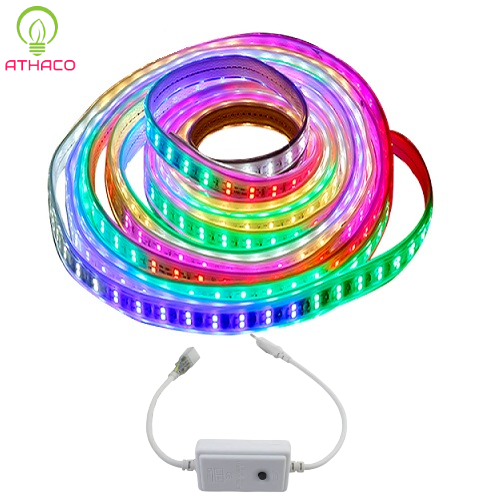 LED dây đuổi màu 2 hàng bóng 2835 220V - Ảnh 2