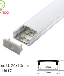 Alternative view of Thanh nhôm chữ U 617 LED Profile