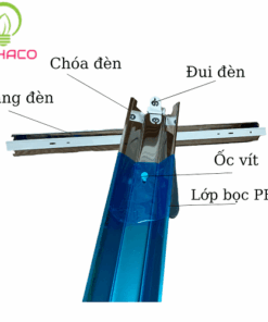 Alternative view of Máng đèn LED 1m2 chóa Inox đơn