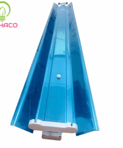 Máng đèn công nghiệp 1m2 chóa Inox đôi