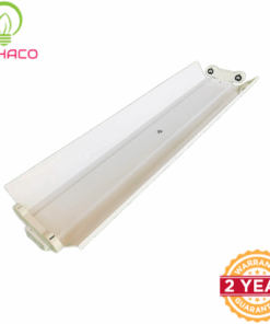 Máng đèn đôi có chóa 0m6 sơn tĩnh điện