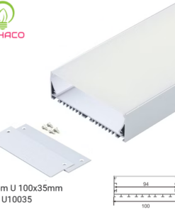 Thanh nhôm chữ U 10035 LED Profile
