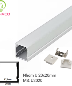 Alternative view of Thanh nhôm chữ U 2020 LED Profile
