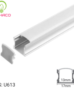 Alternative view of Thanh nhôm chữ U 613 LED Profile