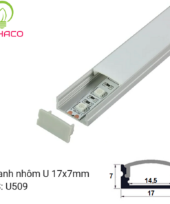 Alternative view of Thanh nhôm chữ U 509 LED Profile