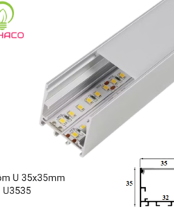 Thanh nhôm chữ U 3535 LED Profile