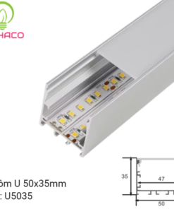 Alternative view of Thanh nhôm chữ U 5035 LED Profile
