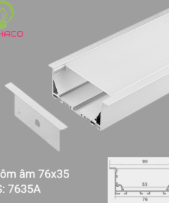 Đèn LED thanh nhôm âm trần 7635A