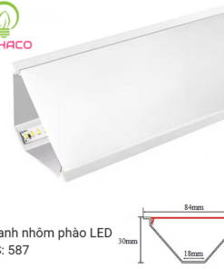Thanh nhôm phào LED V587