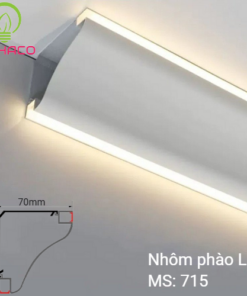 Alternative view of Nhôm phào LED V715
