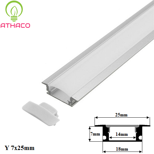 Thanh nhôm tản nhiệt LED thanh Profile - Ảnh 2