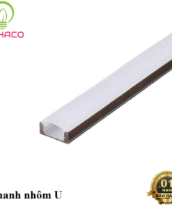 Thanh nhôm định hình LED chữ U gắn nổi