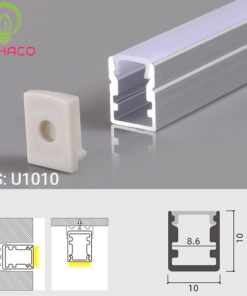 Alternative view of Thanh nhôm chữ U 1010 LED Profile