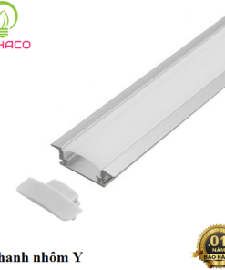 Thanh nhôm Profile LED chữ Y gắn âm
