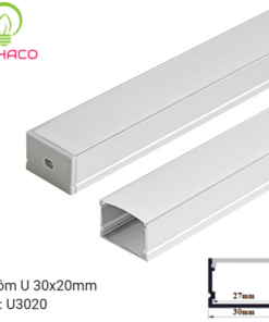Thanh nhôm chữ U 3020 LED Profile
