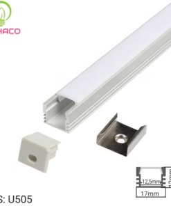Thanh nhôm chữ U 505 LED Profile